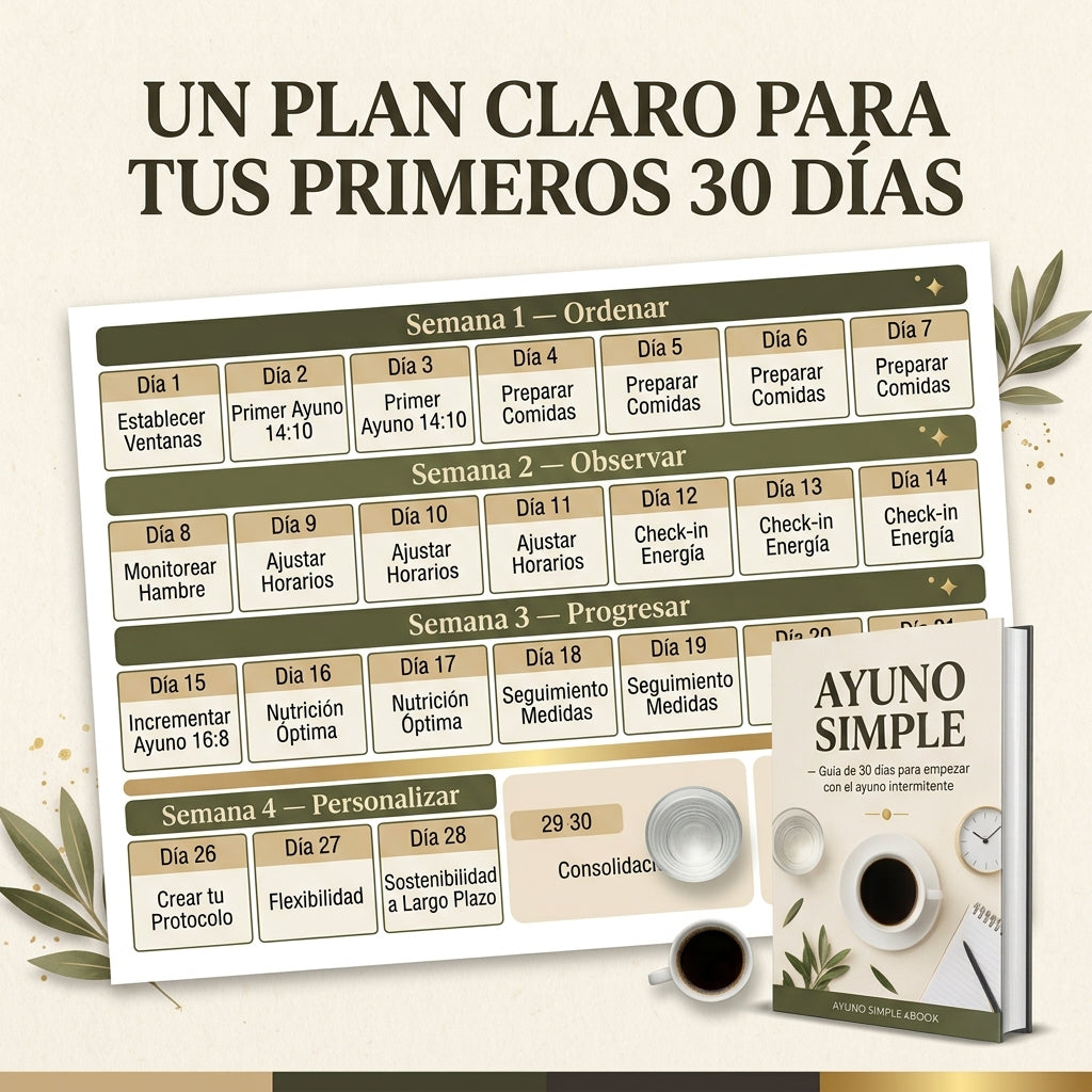 Ayuno Simple: Empezá a Bajar de Peso sin Pasar Hambre