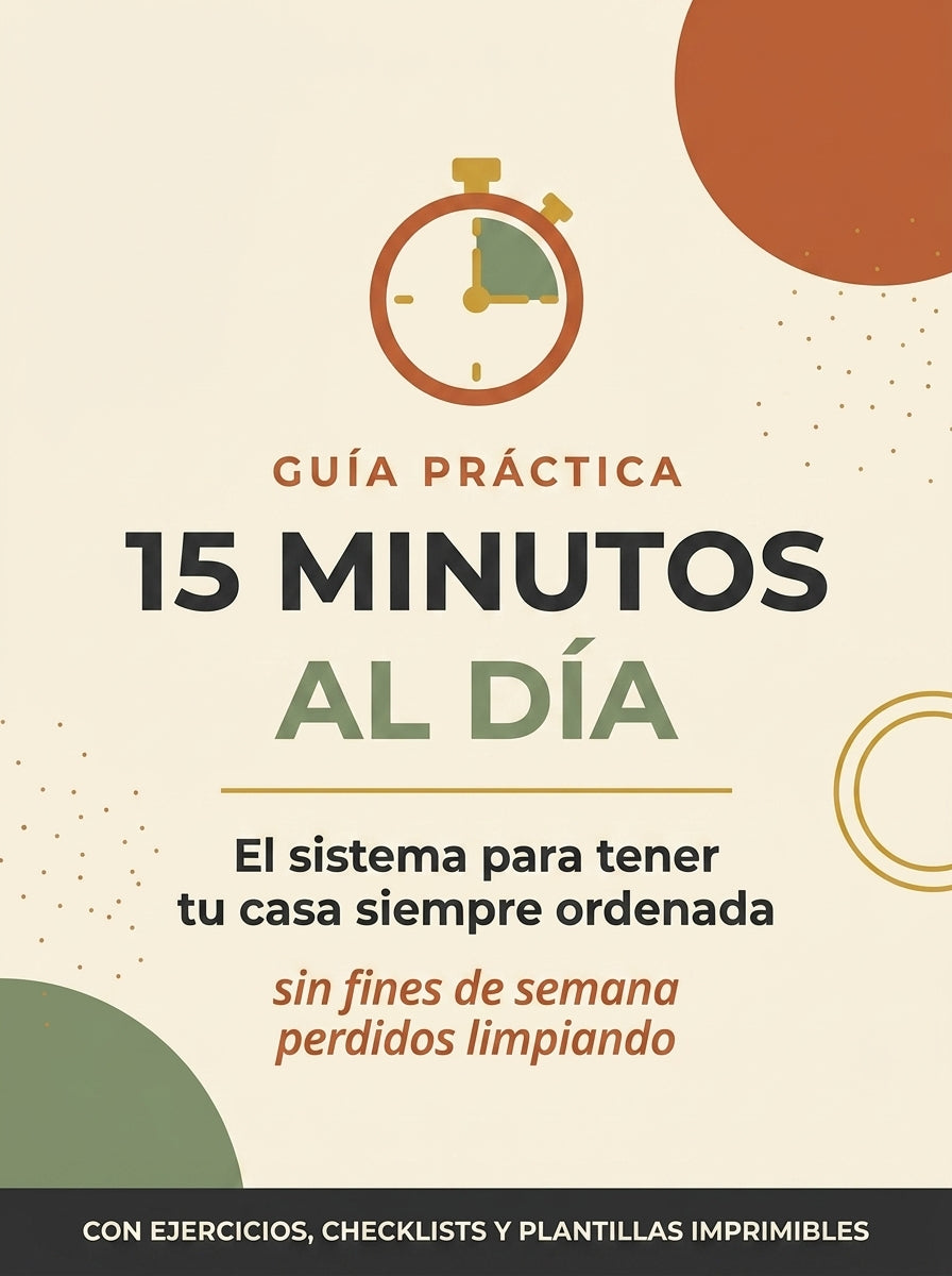15 Minutos al Día: El Método para Tener tu Casa Siempre Ordenada