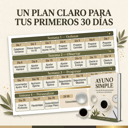 Ayuno Simple: Empezá a Bajar de Peso sin Pasar Hambre