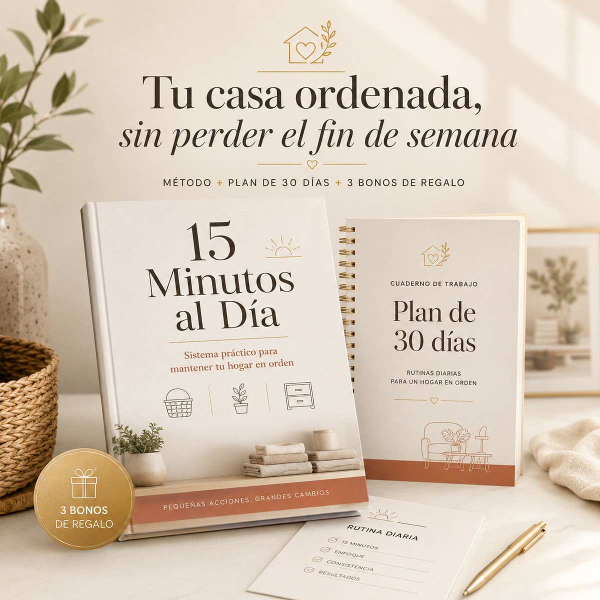 15 Minutos al Día: El Método para Tener tu Casa Siempre Ordenada